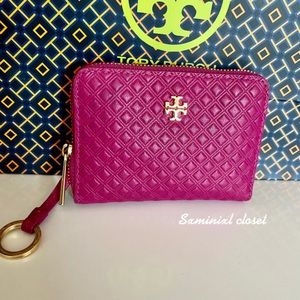 🏅Tory Burch🏅small zip coin/cards wallet/has key ring holder